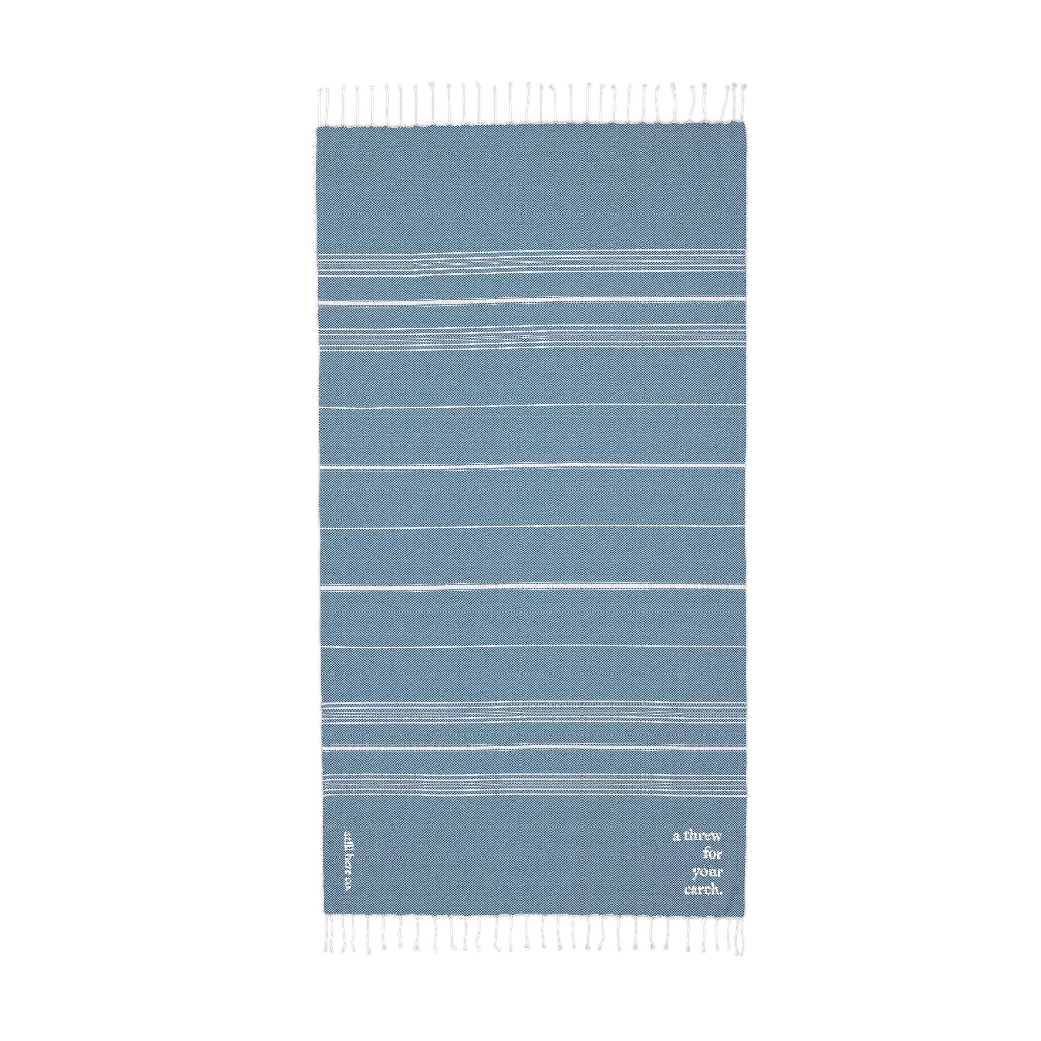 carch threw. — home gift — still here co. — cotton throw blanket