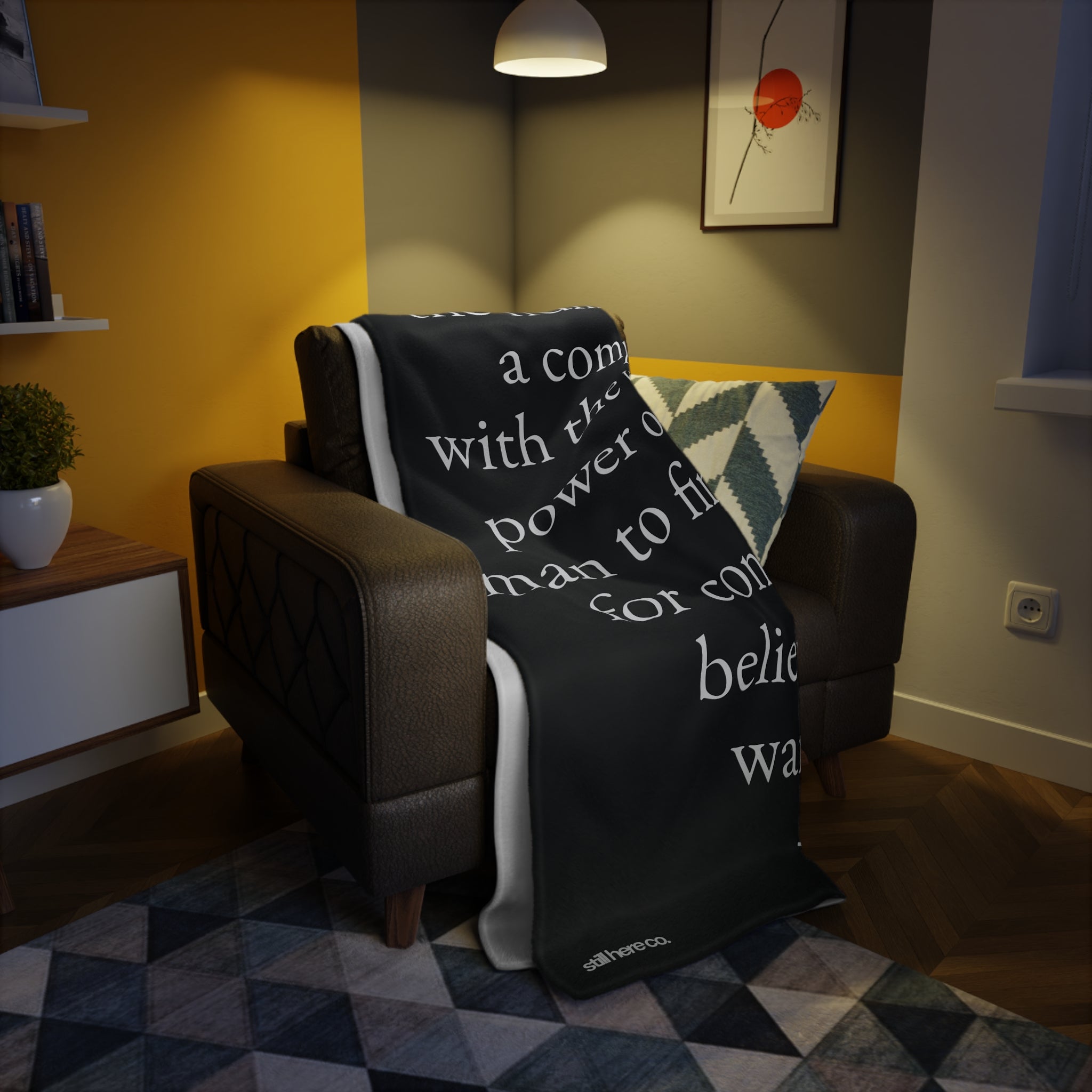 warm errors. — home gift — still here co. — plush fleece blanket