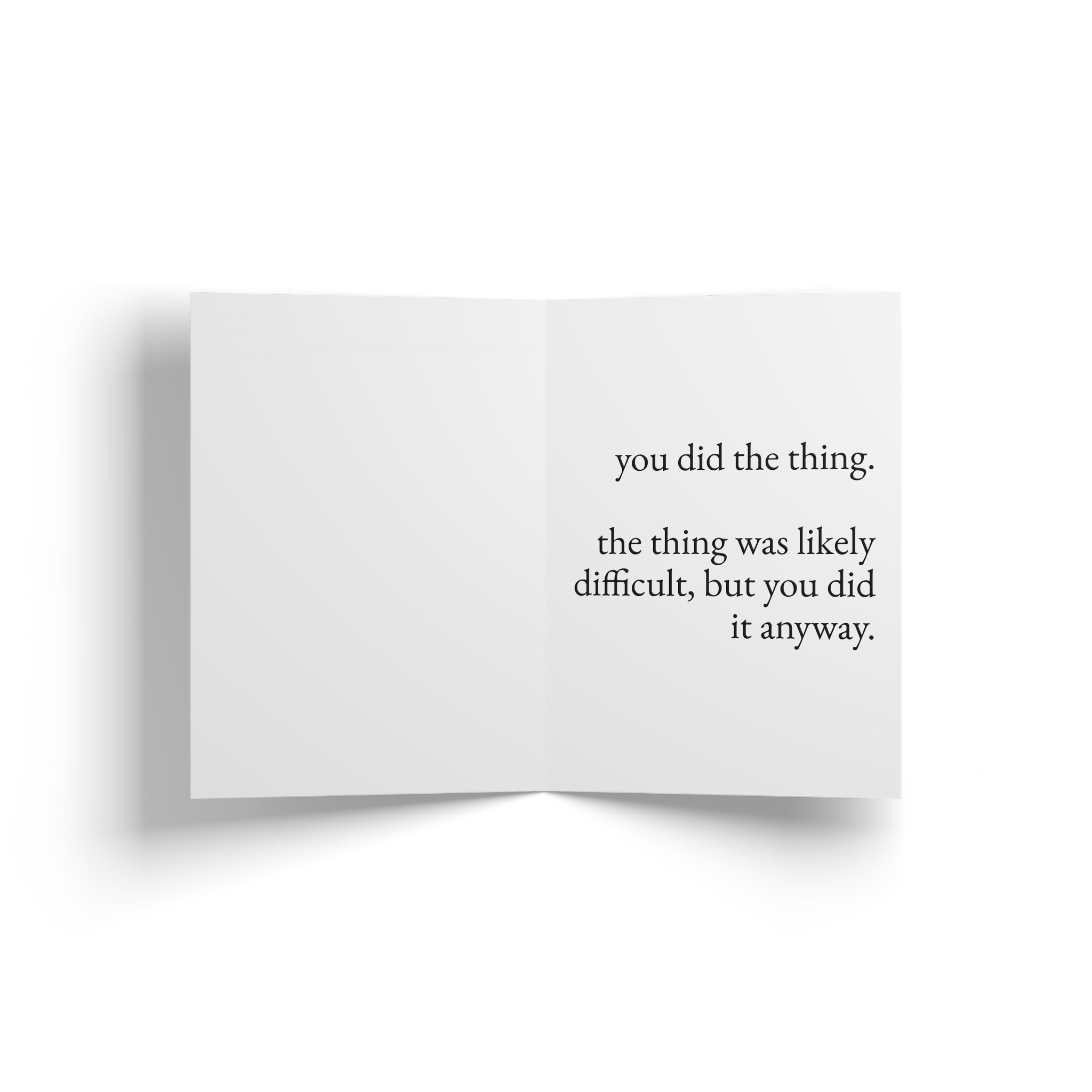congratulations. — congratulations — still here co. — greeting card