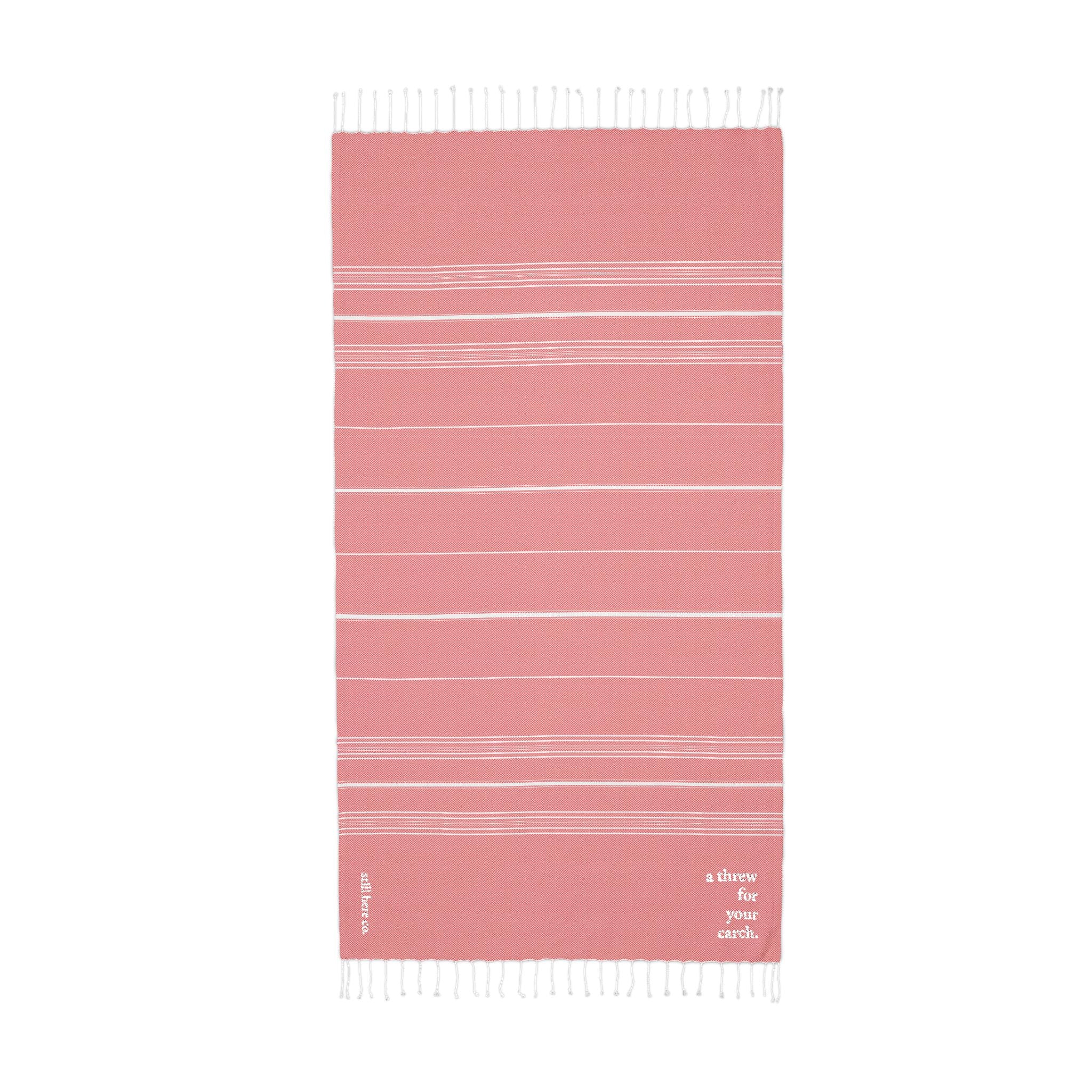 carch threw. — home gift — still here co. — cotton throw blanket