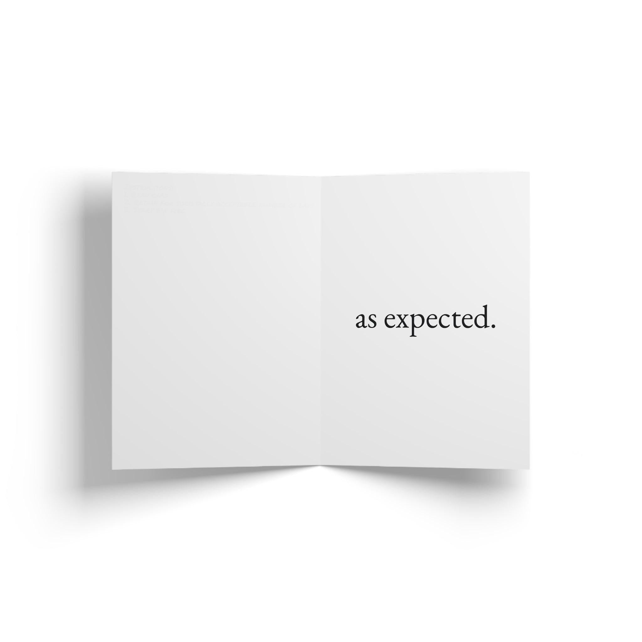 another year of this. — birthday — still here co. — greeting card